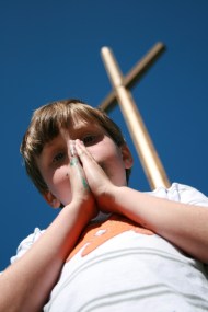 Alex praying